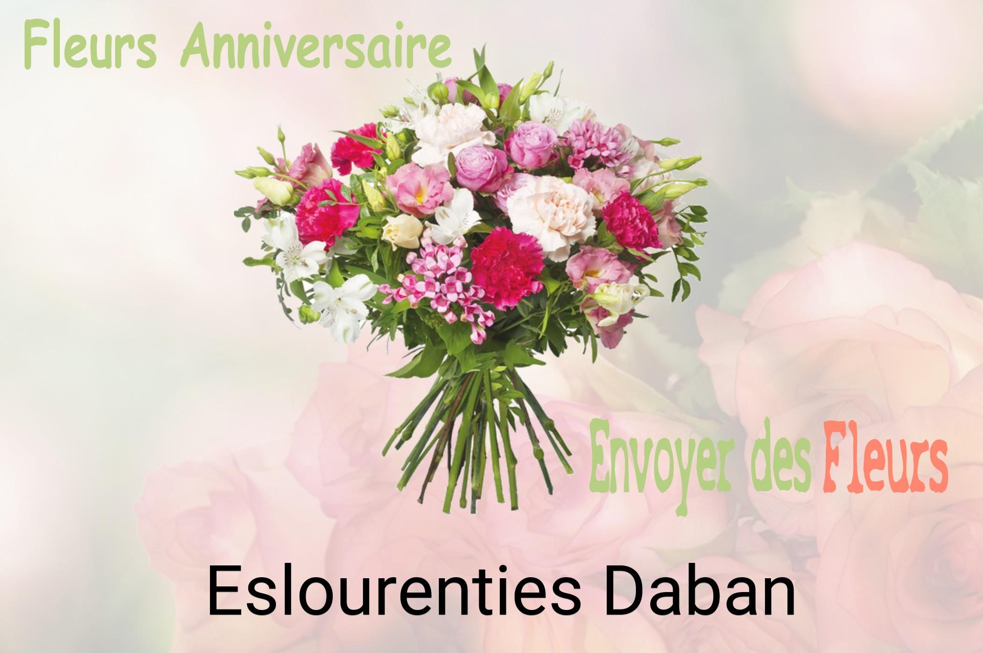 Bouquet de fleurs d’anniversaire livré à Eslourenties-Daban